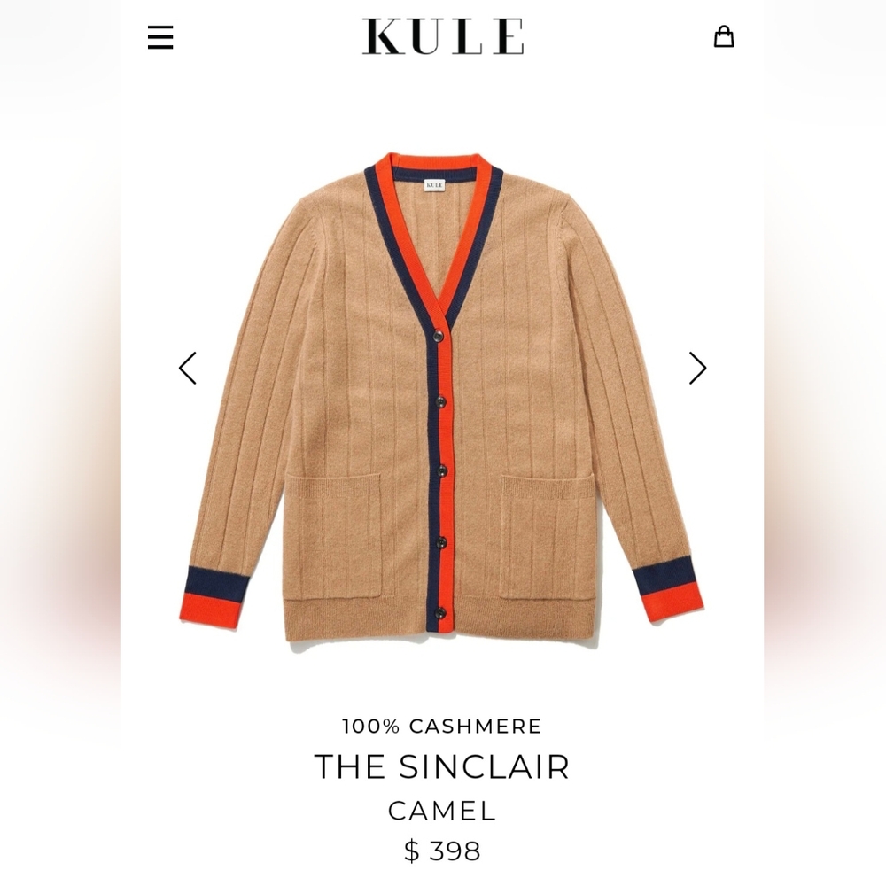 KULE "Sinclair" cashmere sweater EUC